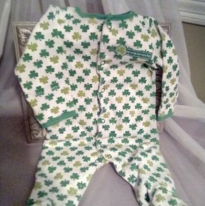 Newborn St. Patrick's Day sleeper